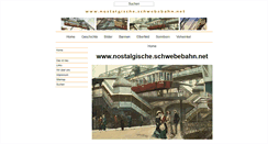 Desktop Screenshot of nostalgische.schwebebahn.net